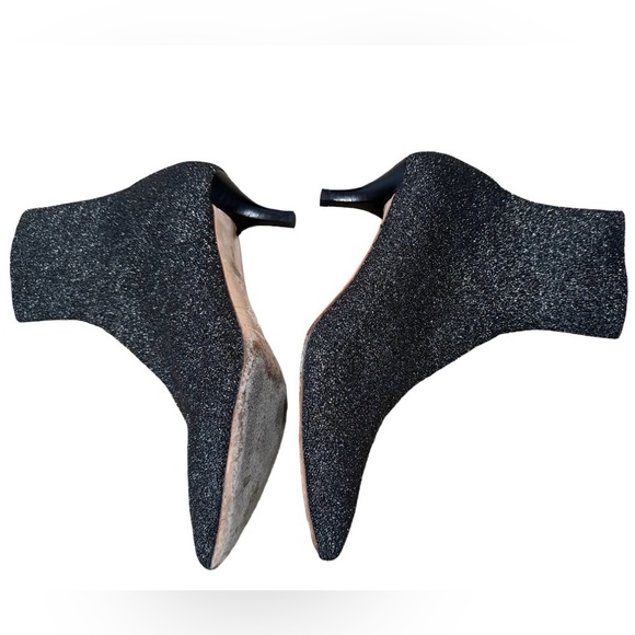 Revolve Loeffler Randall Kassidy Silver Metallic Knit Bootie Size 7.5 - Picture 3 of 6